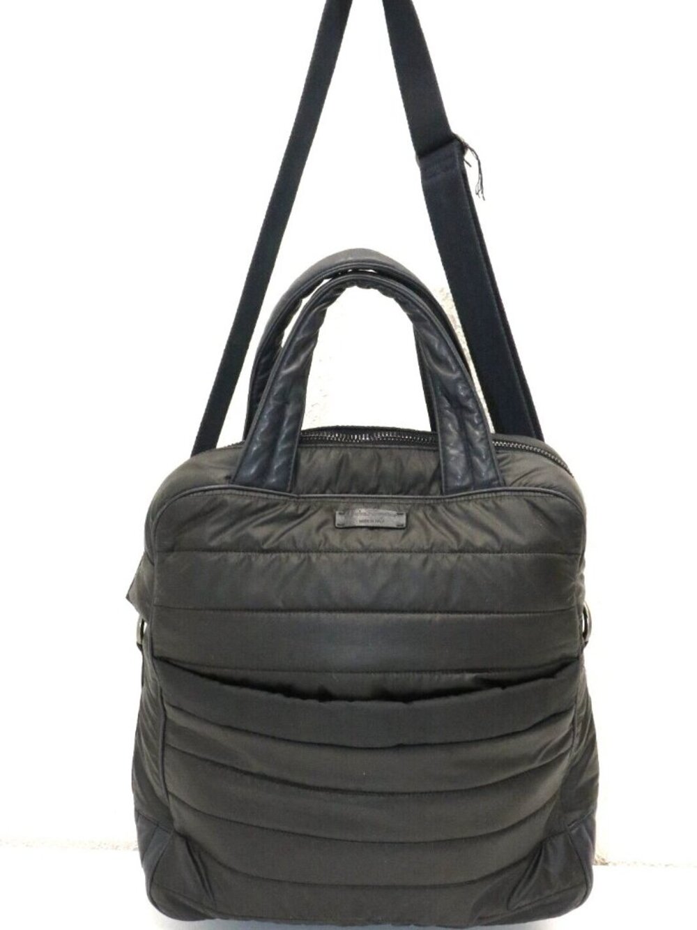 Salvatore Ferragamo Nylon Quilted Bag FZ-24 9739- Dark Navy Unisex